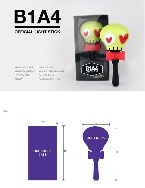 YESASIA: B1A4 - Official Light Stick PHOTO/POSTER,GROUPS,GIFTS