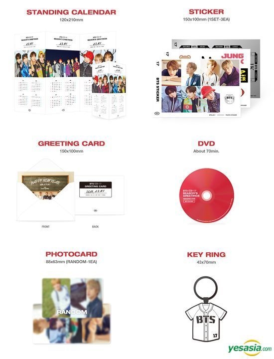 bts SEASON GREETING 2017 | www.angeloawards.com