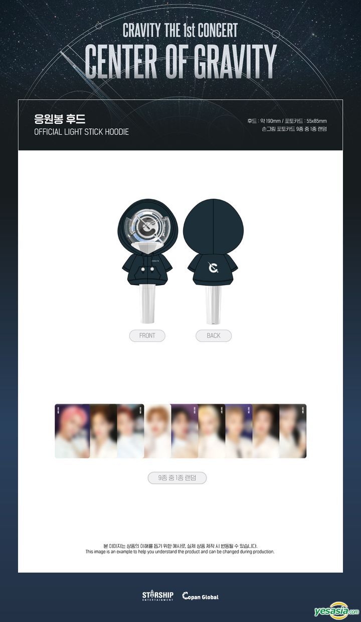 YESASIA: Cravity 1st Concert 'CENTER OF GRAVITY' Official Goods ...