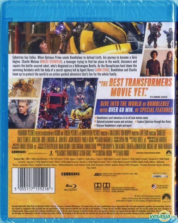 Bumblebee [Includes Digital Copy] [Blu-ray/DVD] [2018] - Best Buy