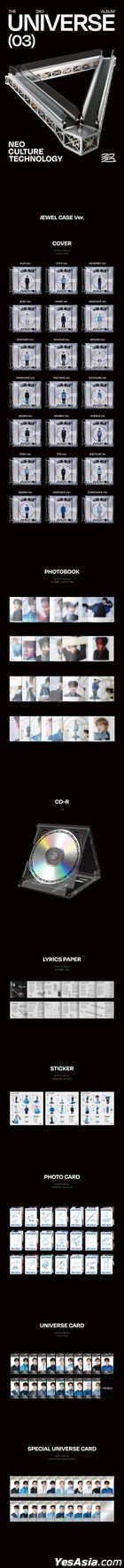 NCT Vol. 3 - Universe (Jewel Case Version) (Jeno Version) + Poster in Tube