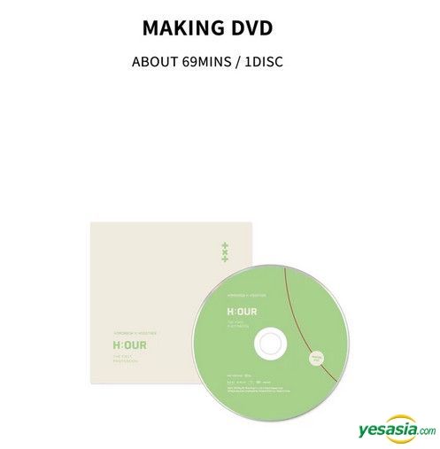 YESASIA: TXT The First Photobook - H:OUR (Photobook + Making DVD + 
