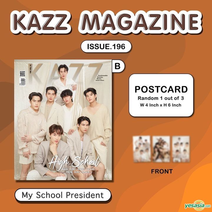 YESASIA: Thai Magazine: KAZZ : Vol. 196 : High School - Cover B ...