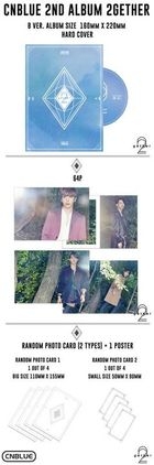 CNBLUE Vol. 2 - 2gether (Version B) + Poster in Tube
