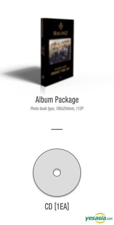 RAINZ 2nd mini Album SHAKE YOU UP ヒョンミン RAINZ (레인즈) Mini Album Vol. 2 - SHAKE YOU UP (Korean) – KYYO