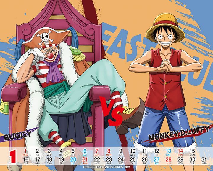 YESASIA One Piece 2024 Desktop Calendar (Japan Version) CALENDAR,PHOTO