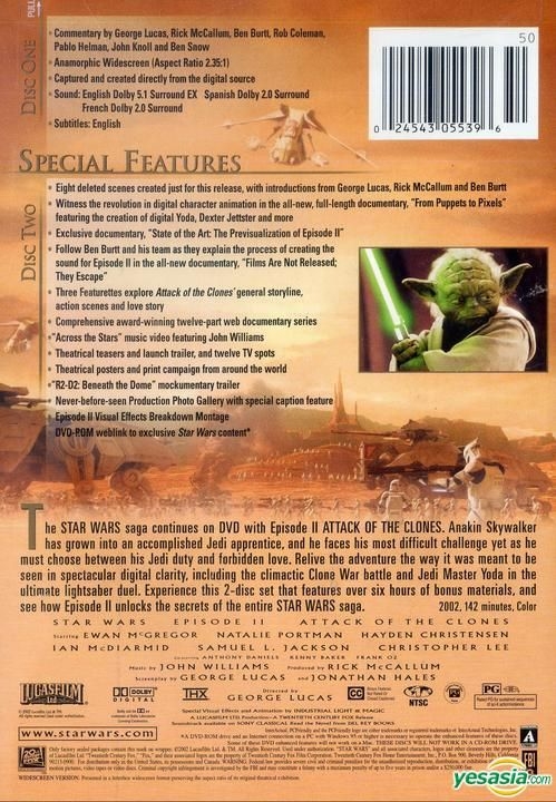 star wars ii attack of the clones 2002 edition