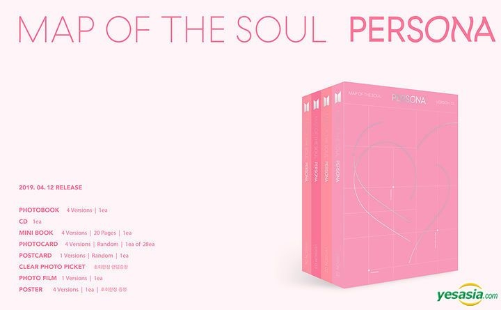 YESASIA: BTS - Map of The Soul : Persona (Version 01 + 02 +