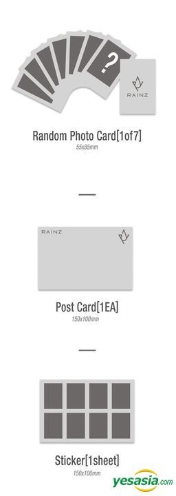 YESASIA: RAINZ Mini Album Vol. 2 - SHAKE YOU UP + Poster in Tube