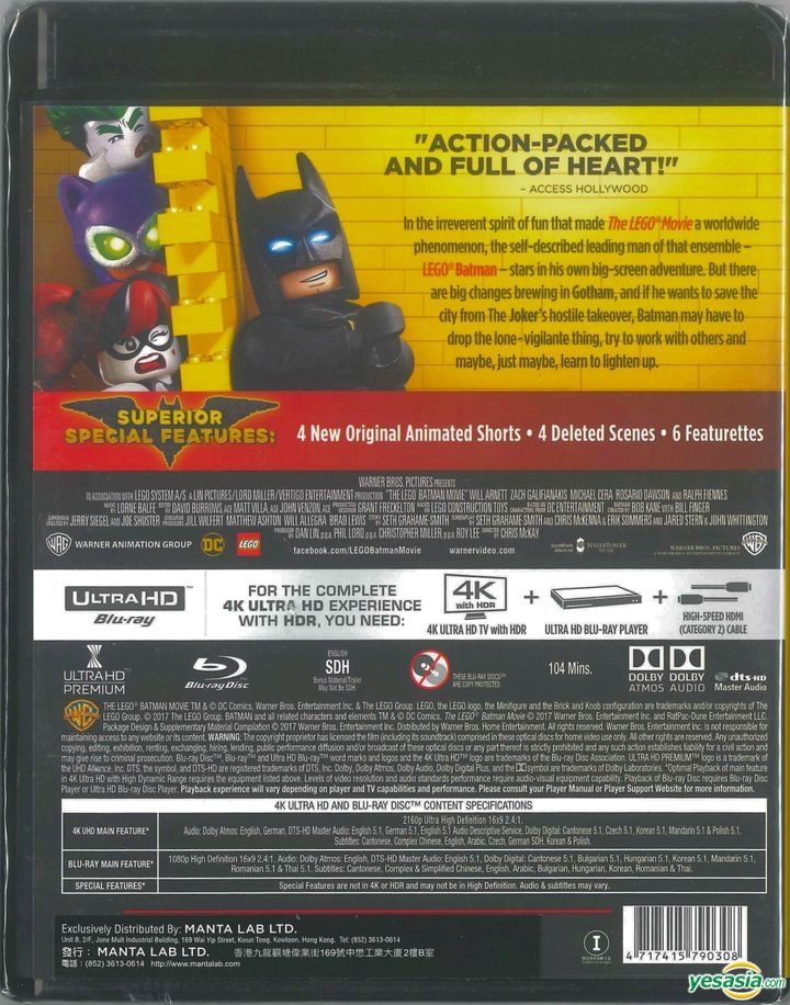 The Lego Batman Movie (Blu-ray + DVD) 