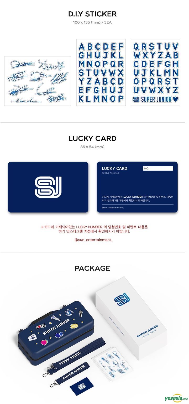 アイドル SUPER JUNIOR OFFICIAL FANLIGHT & POUCH SUPER JUNIOR | OFFICIAL FANLIGHT Special Edition