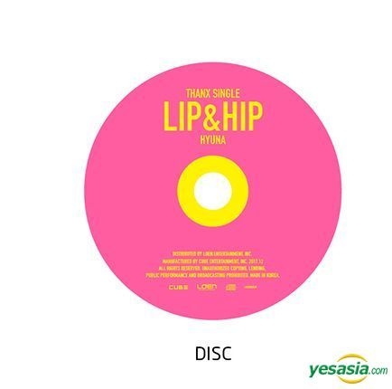 YESASIA: HyunA Thanx Single - Lip & Hip (限定盤) CD - ヒョナ