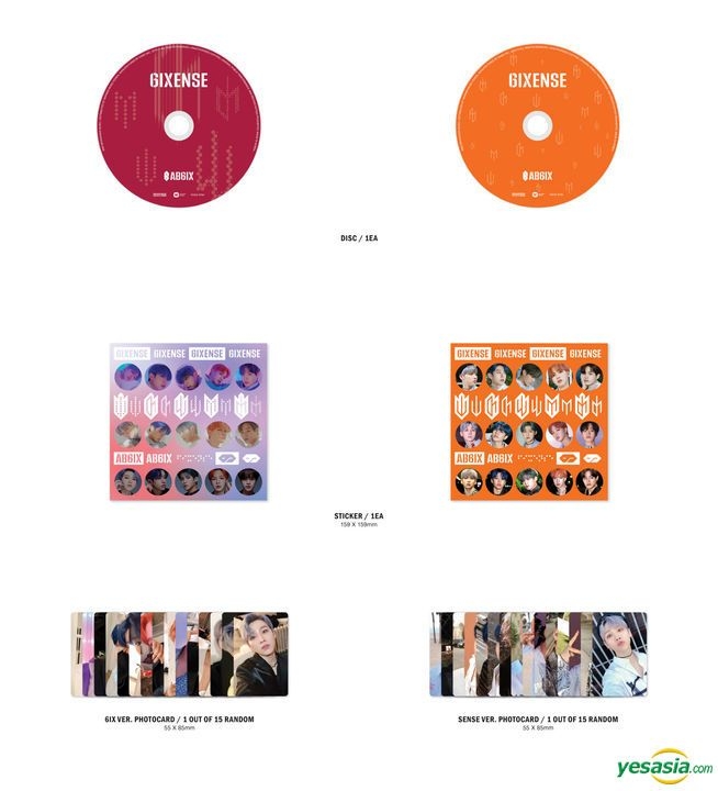YESASIA: AB6IX 1stアルバム - 6IXENSE (ランダムバージョン) CD  