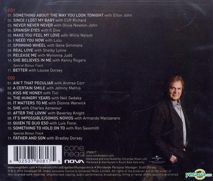 YESASIA: Engelbert Calling (2CD) CD - Engelbert Humperdinck, Universal ...