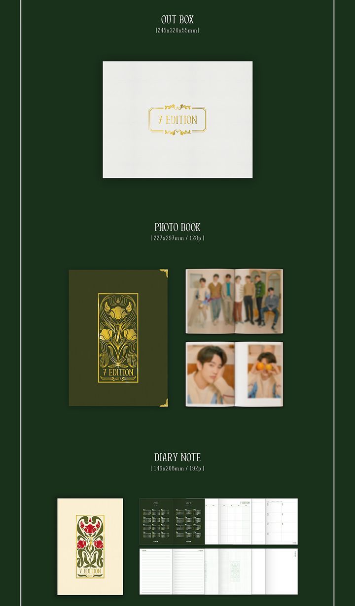 Yesasia Got7 7 Edition 男明星 精品 寫真集 組合 Celebrity Gifts 海報 寫真集 Got7 Jyp Entertainment 韓國明星精品 郵費全免 北美網站