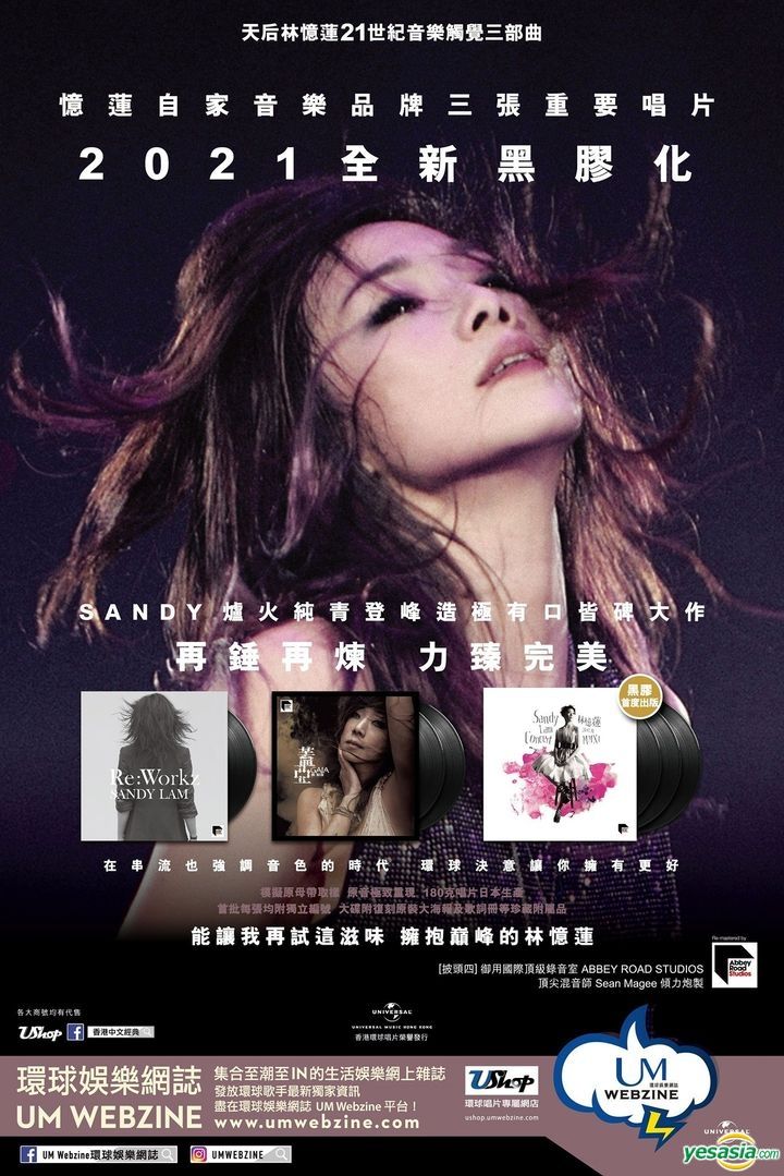 林憶蓮 Sandy Lam サンディ・ラム [放縱] LP 香港 Hong Kong 台湾 亜