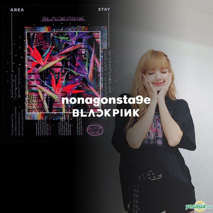 YESASIA: BLACKPINK X NONAGON - T-shirt (White) (Size 1) GROUPS