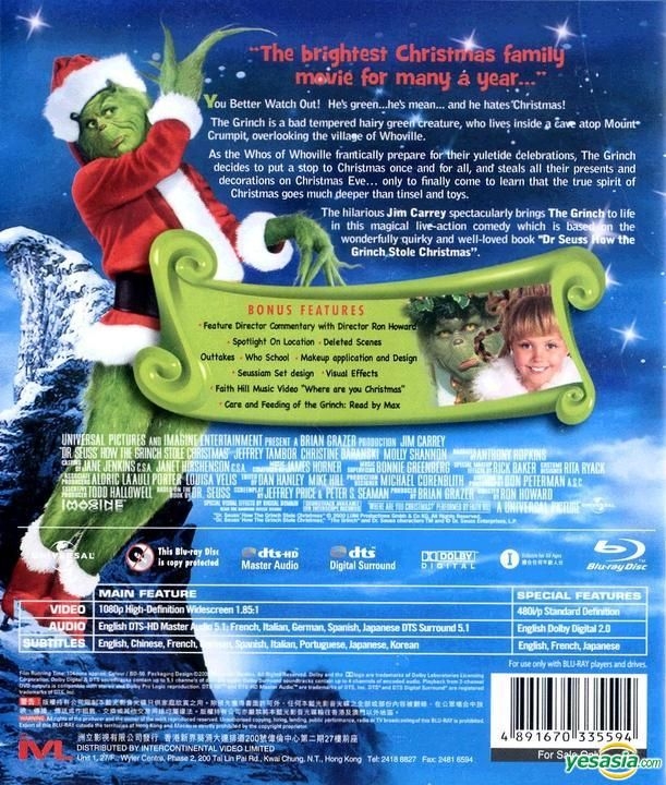 How the Grinch Stole Christmas [Deluxe Edition] [2 Discs] [Blu-ray