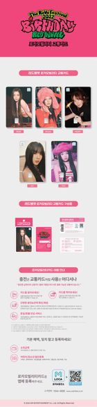 Red Velvet - Locamobility Card (The ReVe Festival 2022 - Birthday) (Joy)