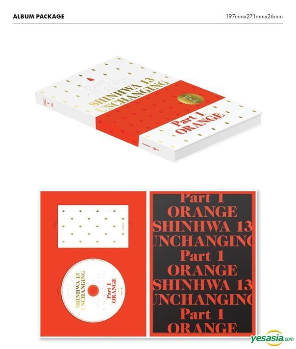 YESASIA: Image Gallery - Shinhwa Vol. 13 - Unchanging Part 1 - Orange (Limited  Edition) (Reissue)