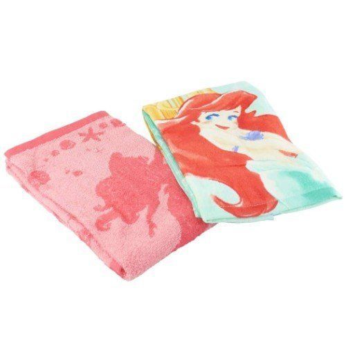 YESASIA The Little Mermaid Bath Towel (34x80cm) (2 Pieces) Marushin