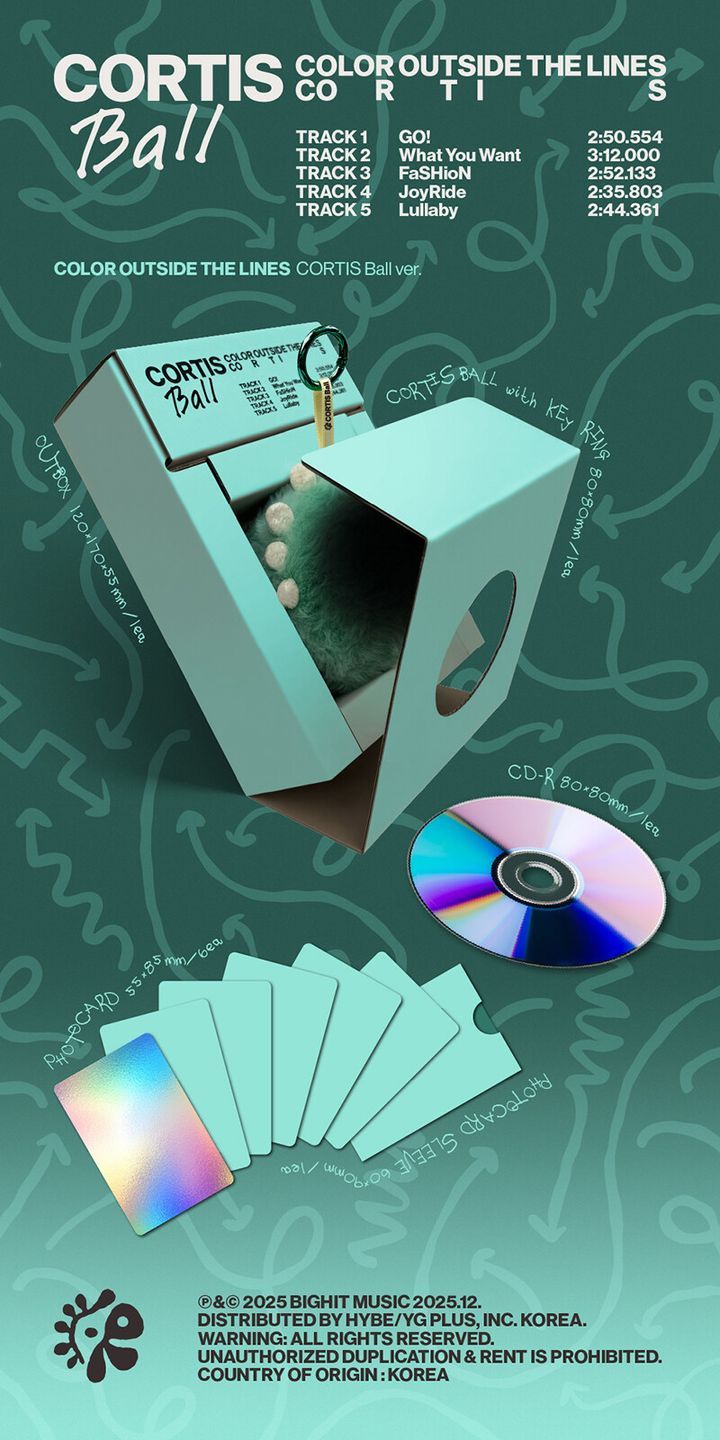 K-POP・アジア cortis ball YESASIA: CORTIS EP Album Vol. 1 - COLOR OUTSIDE THE LINES (CORTIS