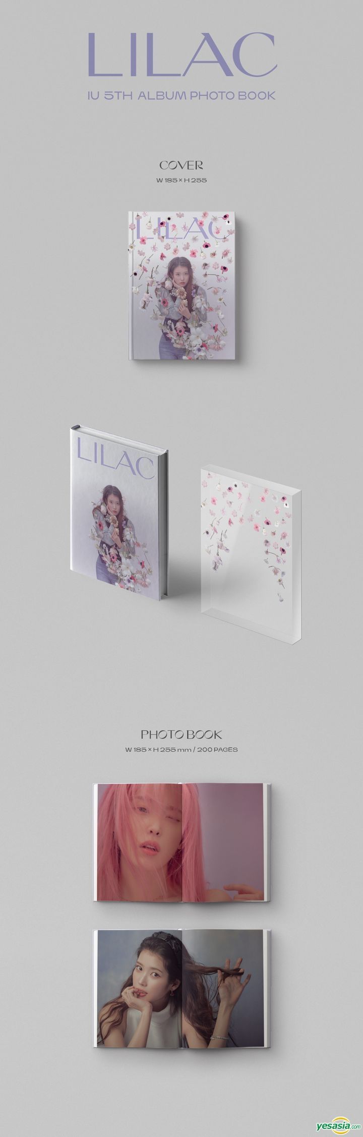 YESASIA: IU 5th Album LILAC Photo Book ギフト,写真集,Celebrity