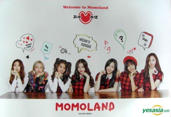 YESASIA: Momoland Mini Album Vol. 1 - Welcome to Momoland + Poster in ...
