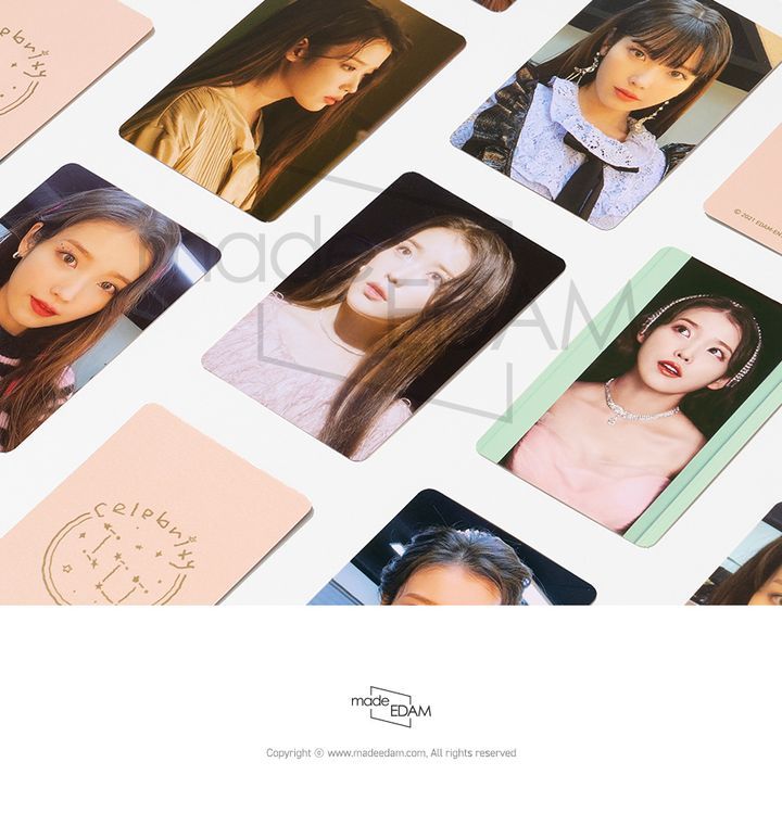 IU celebrity トレカ iu celebrity 公式MD トレカ 新品未使用 - メルカリ