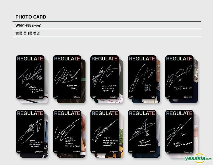 YESASIA NCT 127 Vol. 1 Repackage NCT 127 Regulate (Mark Version