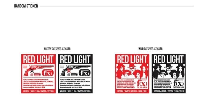 YESASIA: f(x) 3集- Red Light (Version A / Sleepy Cats) + 筒ケース