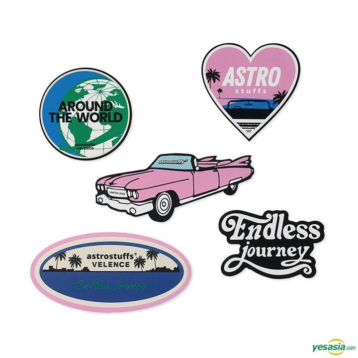 YESASIA: Astro Stuffs x Velence - Endless Journey Sticker Pack
