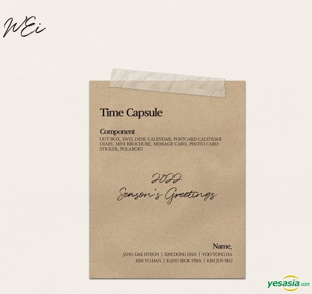 YESASIA: Image Gallery - WEi 2022 Season's Greetings - Time Capsule