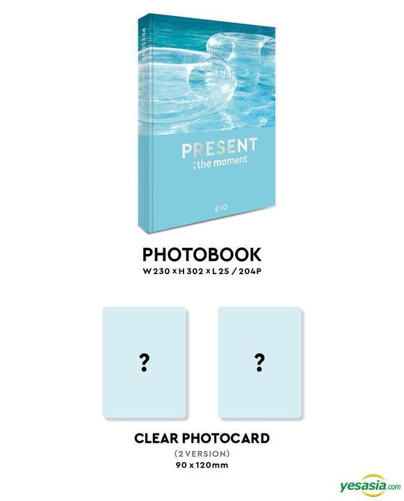 Exo present ; the moment photobook with photocards hot (out of stock)