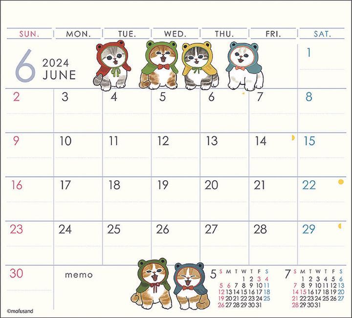 YESASIA: Mofusand 2024 Desktop Calendar (Japan Version) PHOTO/POSTER ...