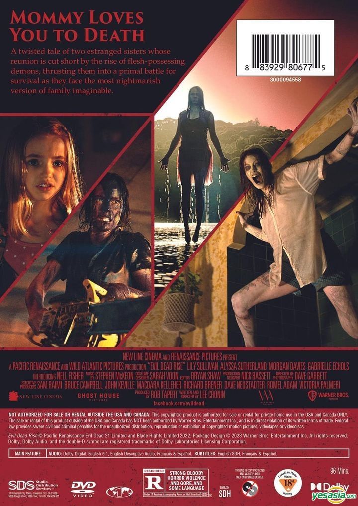 YESASIA: Evil Dead Rise (2023) (DVD) (US Version) DVD - Nell