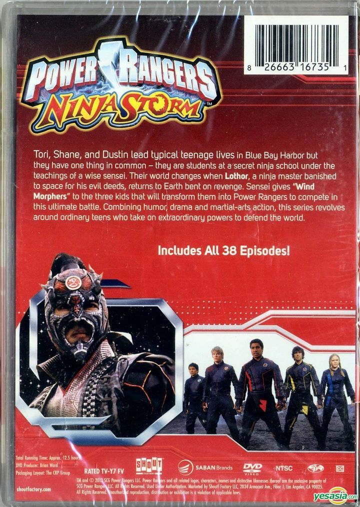 YESASIA: Power Rangers Ninja Storm (DVD) (Ep. 1-38) (The Complete 