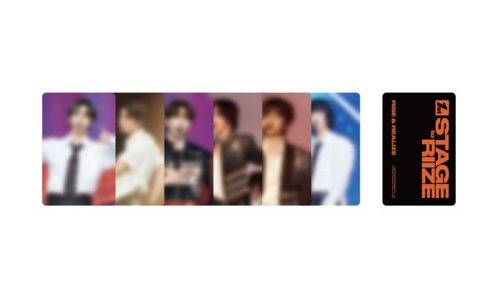 タレントカード RIIZE1st STAGEto RIIZE Blu-ray ver RIIZE - [1ST STAGE TO RIIZE] BLU-RAY + DIGITAL CODE