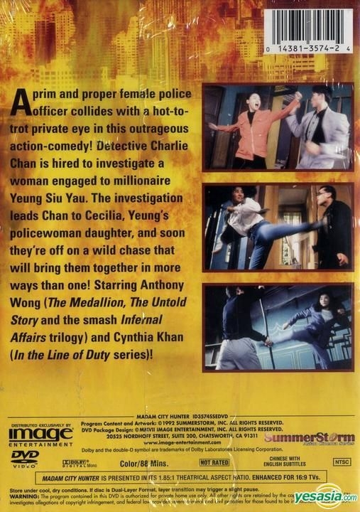YESASIA: Madam City Hunter (DVD) (US Version) DVD - Anthony Wong