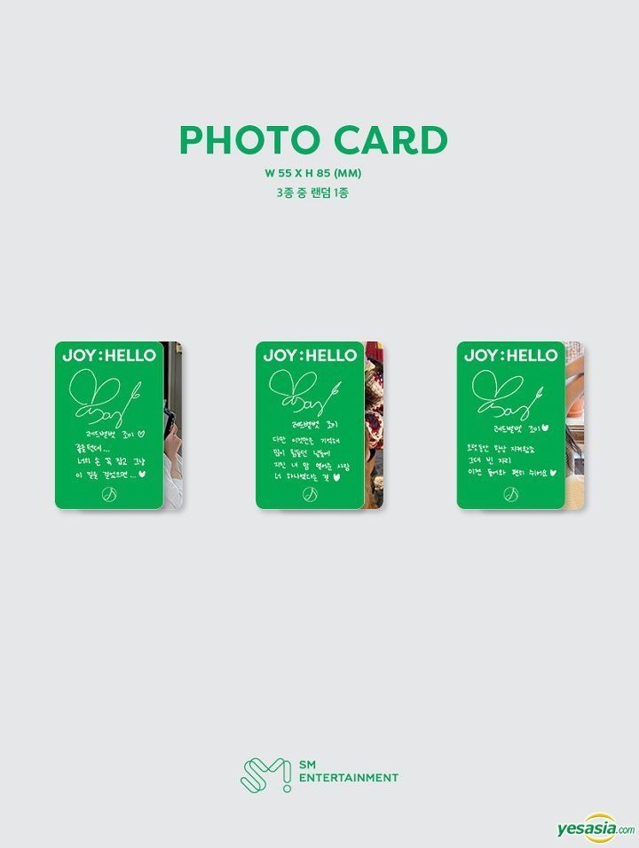 YESASIA Red Velvet Joy Special Album Hello (Case Version) + Random