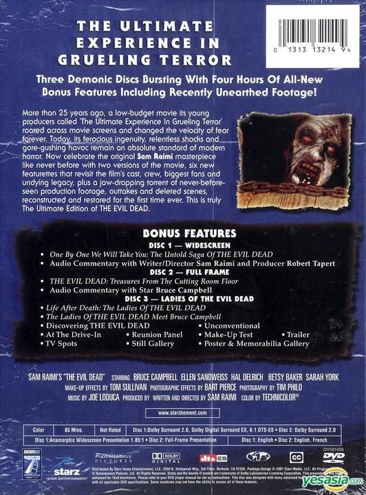 DVD Review: Sam Raimi's The Evil Dead on Anchor Bay Entertainment - Slant  Magazine