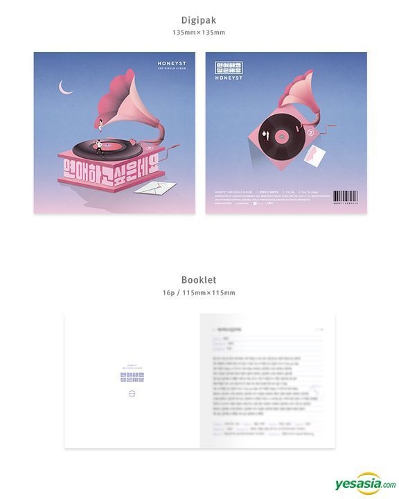 2nd Single Album CD+Booklet KPOP K-POP HONEYST