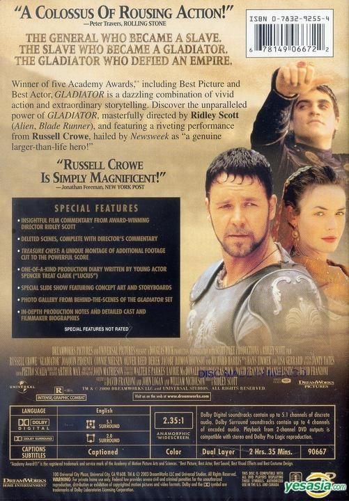 DVD - Gladiador (Duplo) : : Eletrônicos