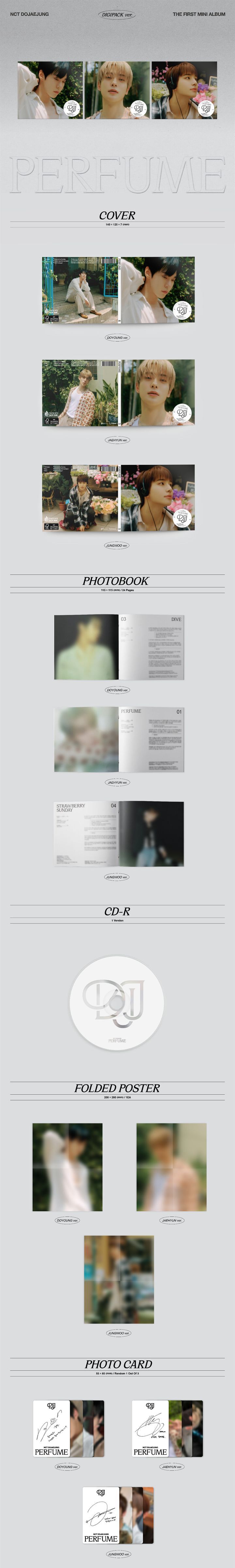NCT DOJAEJUNG - PROFUME 1° Mini Album (DIGIPACK Ver.) + NCT Store Gift Card, K-POP Sigillato