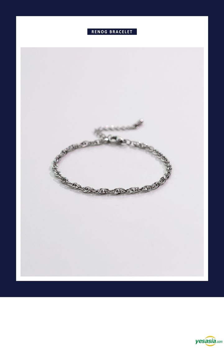 YESASIA: BTS: V Style - Smalo Bracelet Necklace (Silver) (Bracelet
