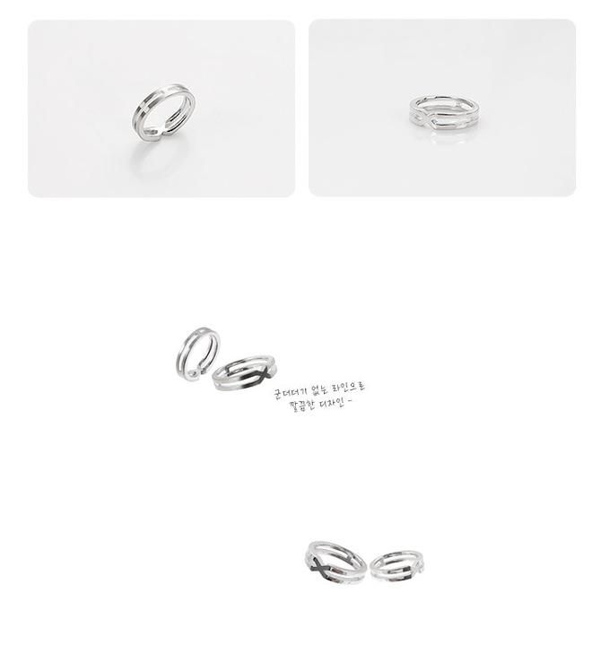YESASIA: Image Gallery - Vixx Style - X Two Line Ring