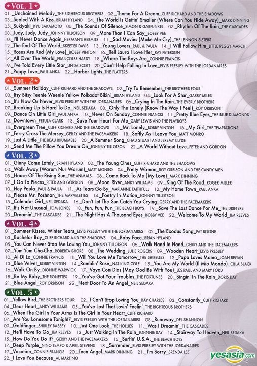 YESASIA: Everlasting Original Oldies (5CD) Music - Various Artists