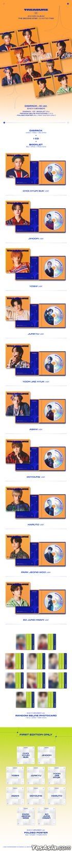 TREASURE Mini Album Vol. 2 - THE SECOND STEP : CHAPTER TWO (Digipack Version) (Park Jeong Woo Version)