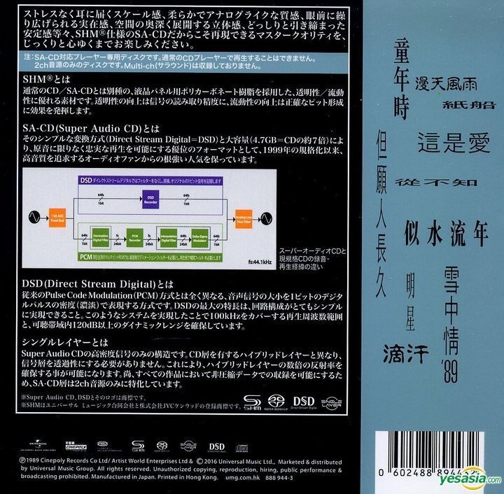 数量は多い  (SHM-SACD) Salute YESASIA: (Limited Leslie - Music Edition) K-POP・アジア