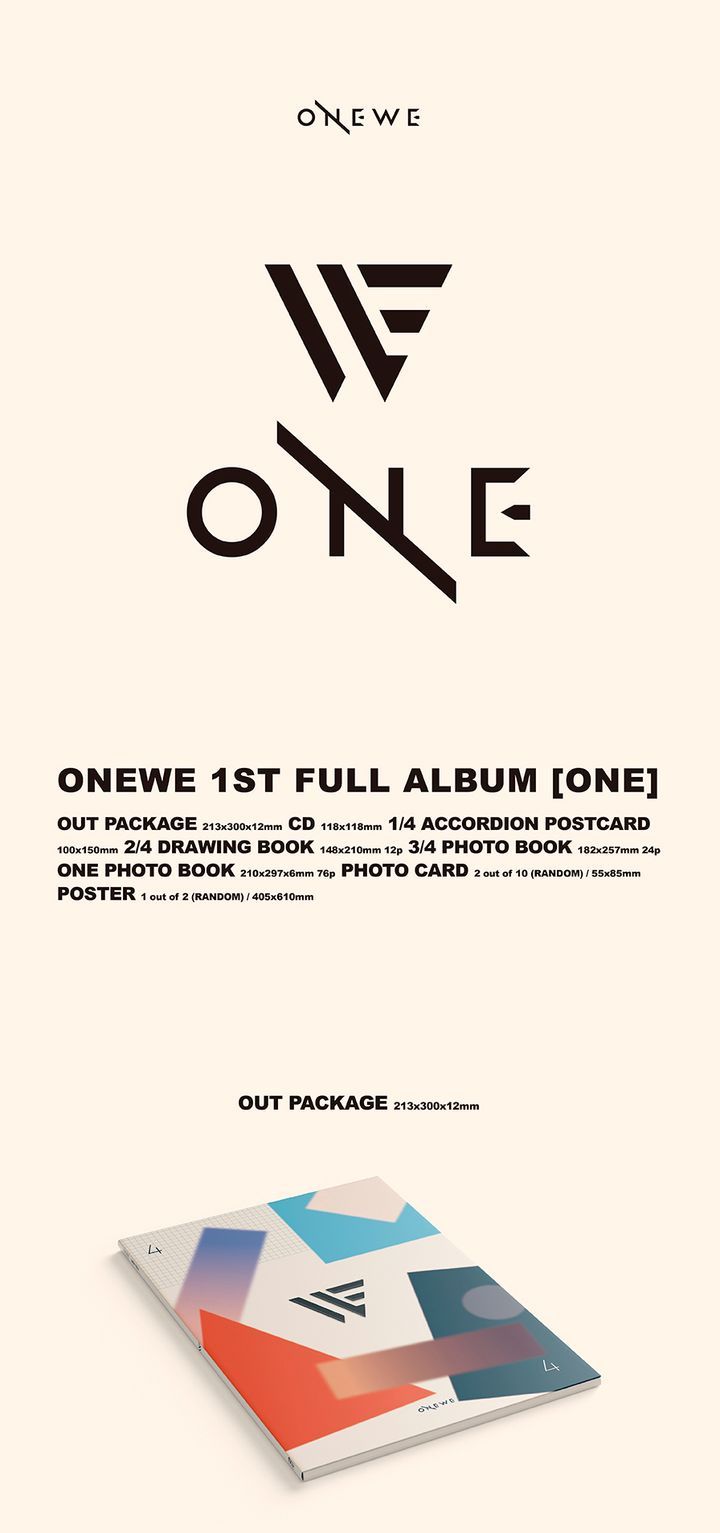 YESASIA: ONEWE 1st Full Album - ONE Music - ONEWE, RBW - Korean